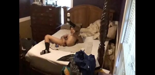 Teen caught playing with himself